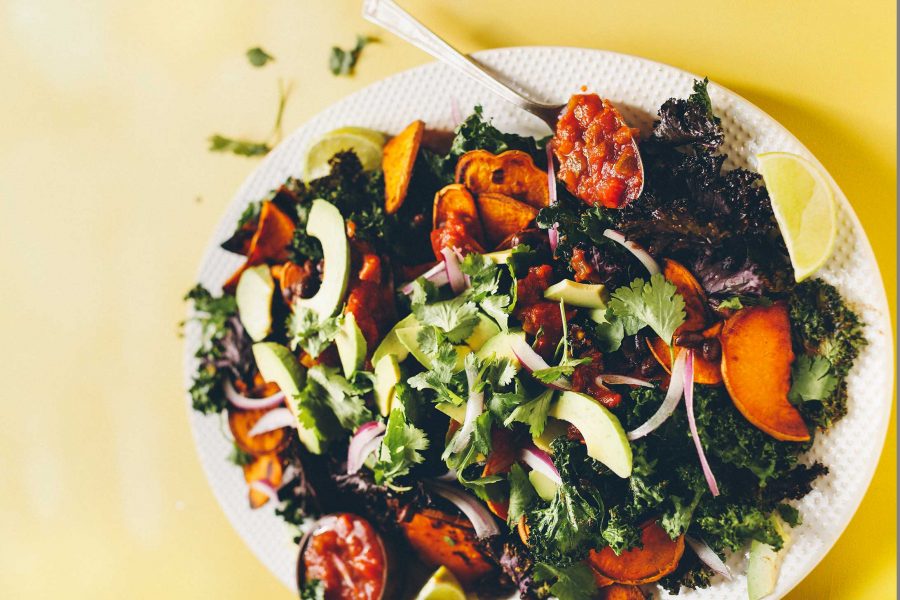 Kale Chip Nachos Salt and Sugar