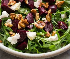 Arugula Salad with Beets and Goat Cheese Recipe