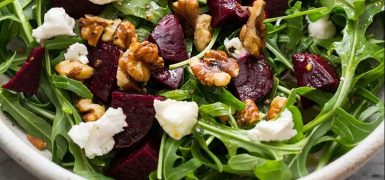 Arugula Salad with Beets and Goat Cheese Recipe