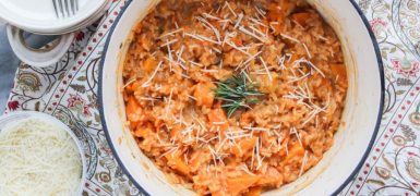 Baked Butternut Squash Risotto