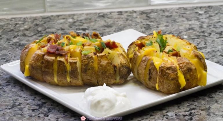Bloomin Loaded Baked Potatoes