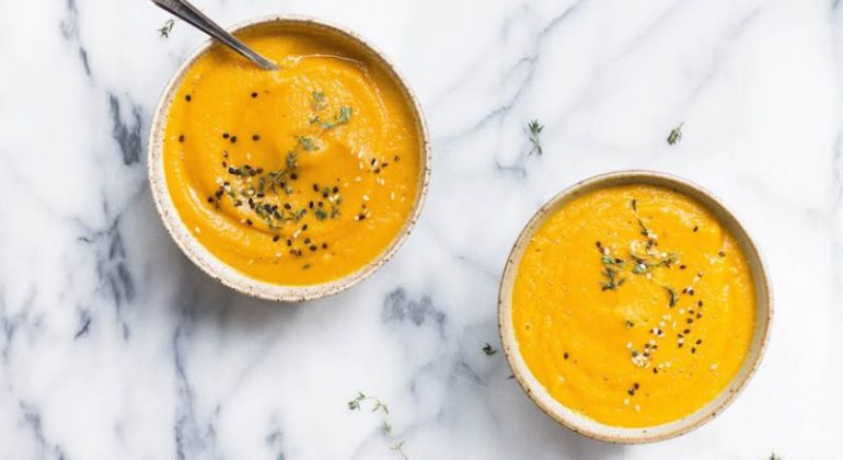 Butternut Squash, Pear, and Ginger Soup