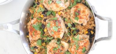 Chicken Taco Rice Skillet