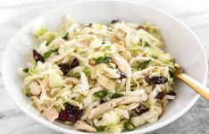 Chicken and Cranberry Salad with Lemon Poppy Seed Dressing