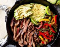 Chili Lime Steak Fajitas