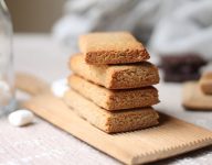 Coconut Butter Honey Graham Cookies