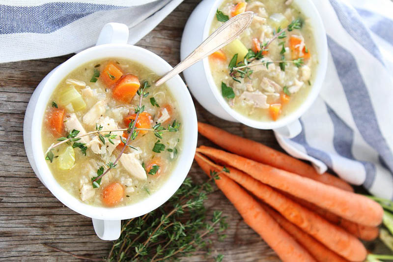 Easy Chicken and Rice Soup | Salt and Sugar