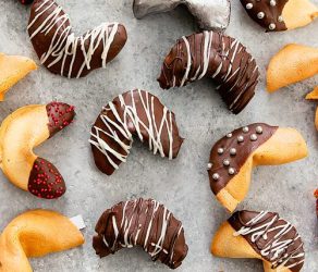 Homemade fortune cookies