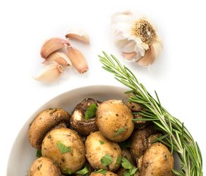 Roasted Mushrooms with Garlic and Rosemary