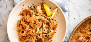 Spicy Chilli Prawn Pasta