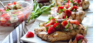 Strawberry Balsamic Grilled Chicken