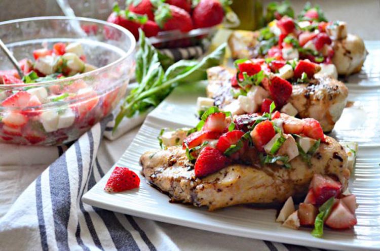 Strawberry Balsamic Grilled Chicken | Salt and Sugar