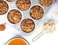 Apple Pie Baked Oatmeal Cups