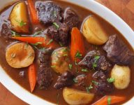 Beef Stew with Carrots and Potatoes