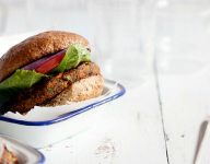 Loaded Black Bean Burgers