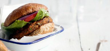 Loaded Black Bean Burgers