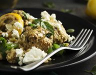 Greek Lamb Meatballs and Rice