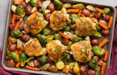 Sheet Pan Roasted Chicken with Root Vegetables