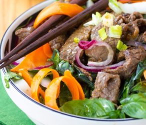 Asian Beef and Bok Choy Salad