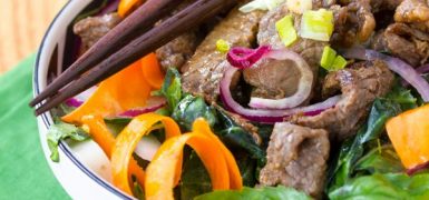 Asian Beef and Bok Choy Salad