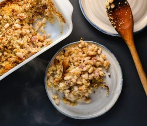 Baked Beans with Pancetta