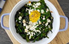 Baked Egg with Spinach and Feta