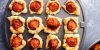 Buffalo Meatballs in Puff Pastry Cups