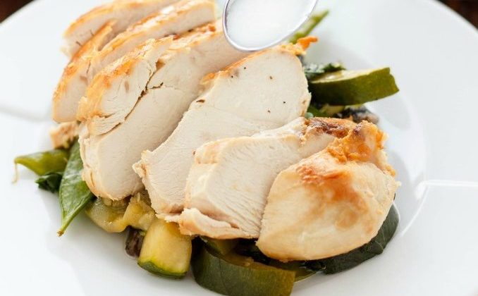 Coconut and Lime Chicken with Mixed Asian Vegetables