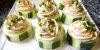 Cucumber Cups with Creamy Chicken Whip