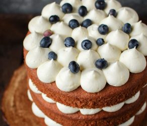 Earl Grey and Blueberry Cake