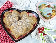 Espresso Dark Chocolate Heart Cookies