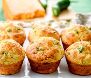 Irish Soda Bread Muffins with Cheddar and Jalapenos