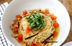 Japanese Chilled Tomato And Tuna Spaghetti