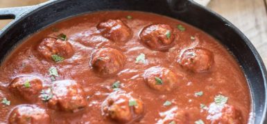 Moroccan Meatballs with Spicy Tomato Sauce