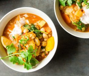 Moroccan-Spiced Sweet Potato and Chickpea Stew
