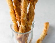 Puff Pastry Cheddar Straws