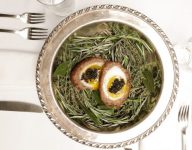 Scotch Eggs with Lamb Sausage and Caviar