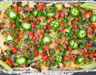 Sheet Pan Beef Nachos