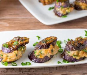 Shrimp Stuffed Eggplant