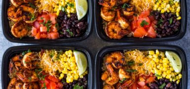 Shrimp Taco Meal Prep Bowls