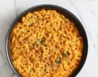 Spicy Garlicky Korean Mac and Cheese with Gochujang