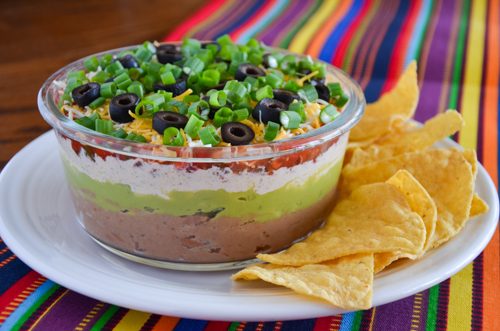 Spicy Seven Layer Dip