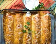 Turkey Black Bean Enchilada Bake