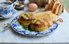 Twice Baked Cheese & Chive Breakfast Soufflés