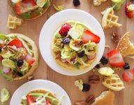 Waffle and Pancake Avocado Toast