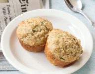 Whole Wheat Brown Butter Zucchini Muffins