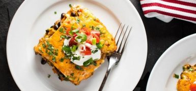 Vegetable Enchilada Casserole