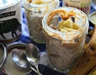 Banana Almond Butter Overnight Oats