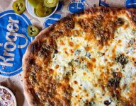 Grilled Chicken and Spinach, Artichoke Dip Pizza