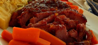 Whiskey & Marmalade Glazed Corned Beef